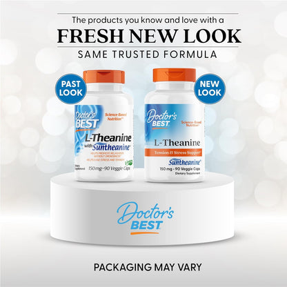 Doctor's Best L-Theanine Contains Suntheanine,90 Count - Nirvana Guru