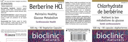 Bioclinic Naturals Berberine,90 Caps - Nirvana Guru