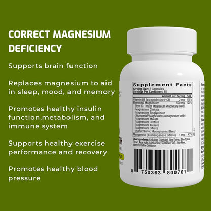 BIOptimizers Magnesium Breakthrough Supplement 4.0,30 Capsules - Nirvana Guru