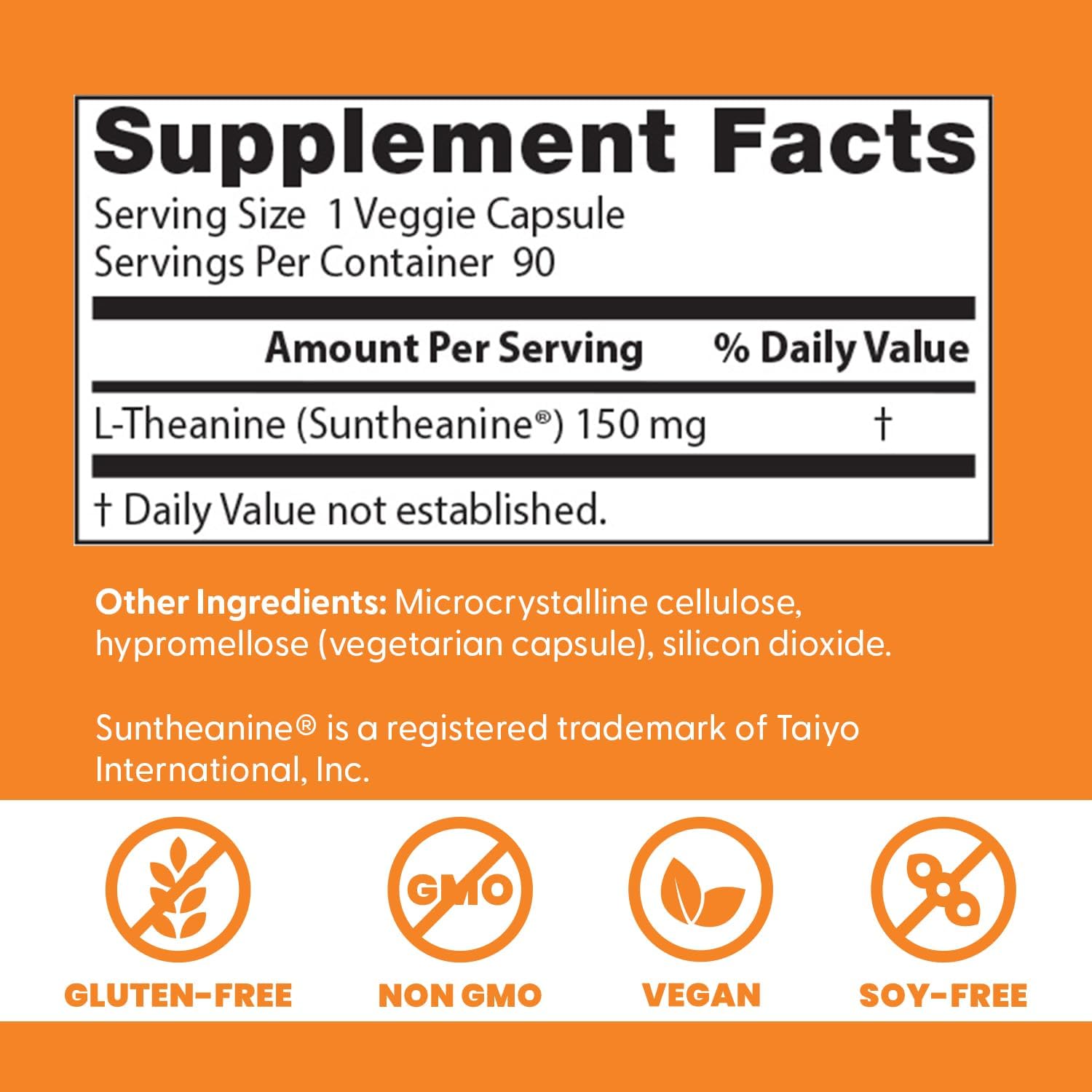 Doctor's Best L-Theanine Contains Suntheanine,90 Count - Nirvana Guru
