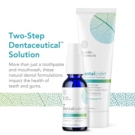Biocidin Dentalcidin Fluoride Free Teeth Whitening Toothpaste,1.7 Fl Oz - Nirvana Guru