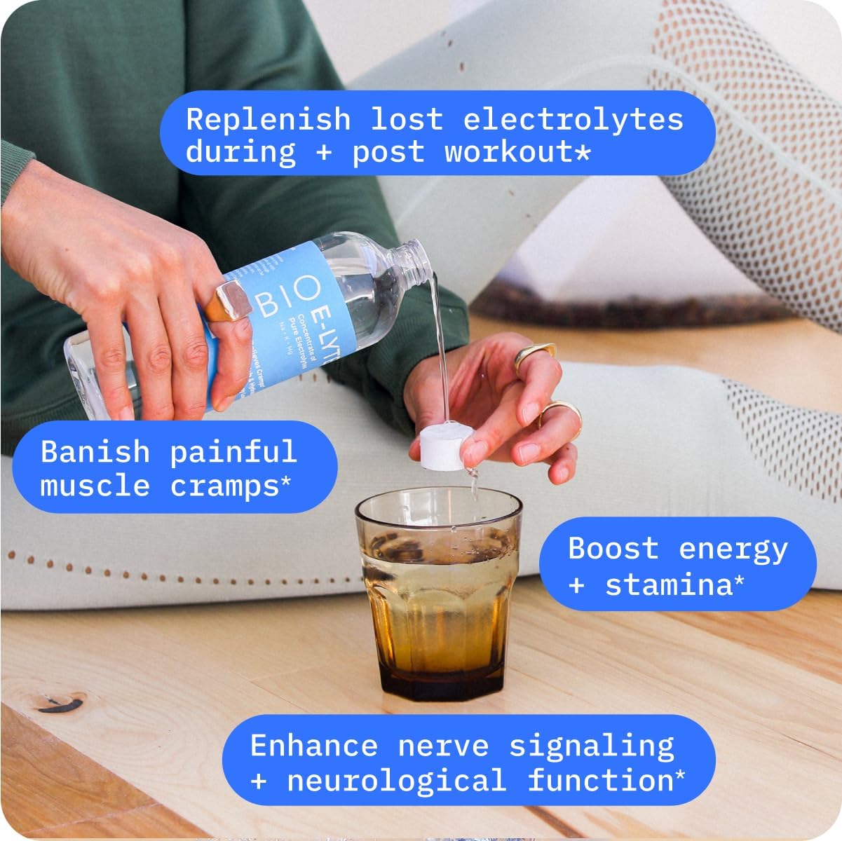BodyBio e-Lyte - Electrolytes for Hydration, Energy and Cramp Relief, 16 fl oz - Nirvana Guru