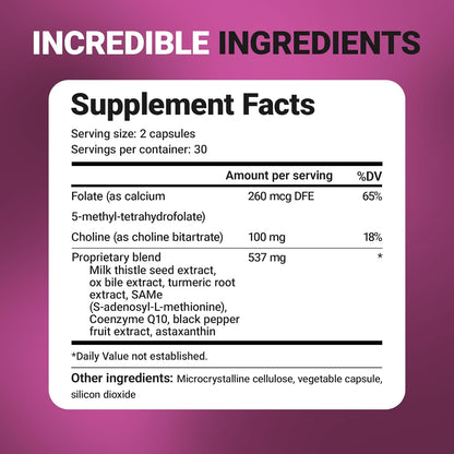 Dr. Berg Liver Cleanse Detox Capsules w/Unique Blend of Milk Thistle, Ox Bile & Folate - Liver Supplement Includes Turmeric, Black Pepper & Choline - 60 Capsules - Nirvana Guru