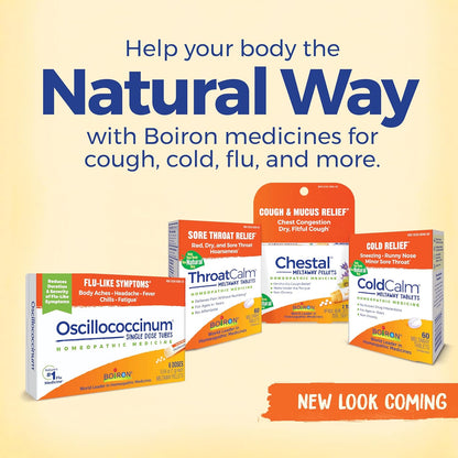 Boiron ColdCalm Tablets for Relief of Common Cold Symptoms,60 Count - Nirvana Guru