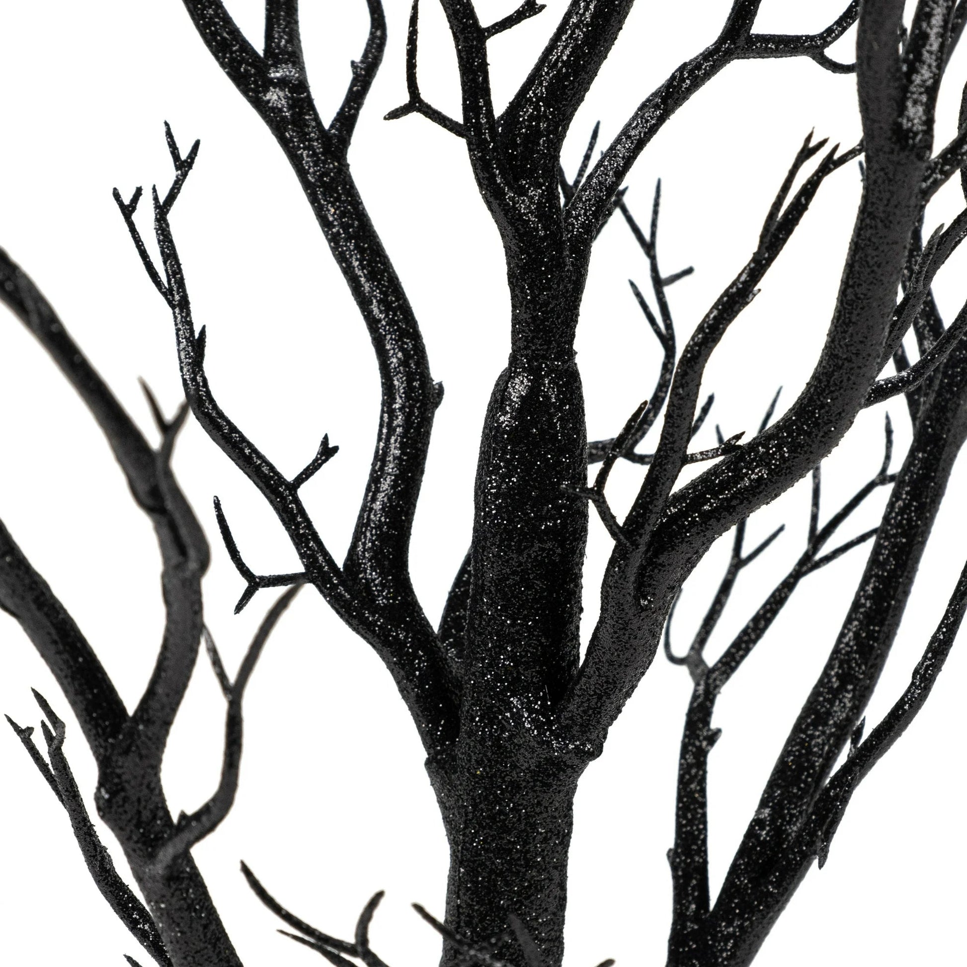 Ghostly Disco Tree Tabletop Decor, Silver & Black, 18", Halloween by Way To Celebrate nirvanaguru