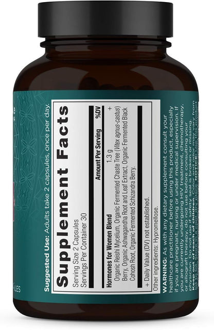 Ancient Nutrition Women's Hormones,Hormone Balance,60 Capsules - Nirvana Guru