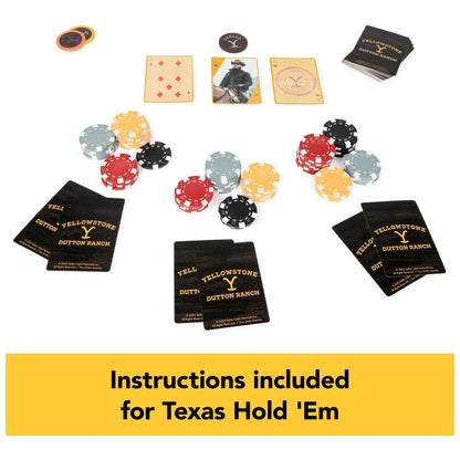 Spin Master Games, Yellowstone, 200-Piece Poker with Custom Carrying Case, Ages 16 and up nirvanaguru
