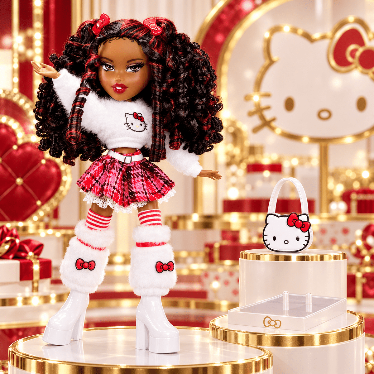 Bratz x Hello Kitty Sasha Fashion Doll with Outfit and Accessories