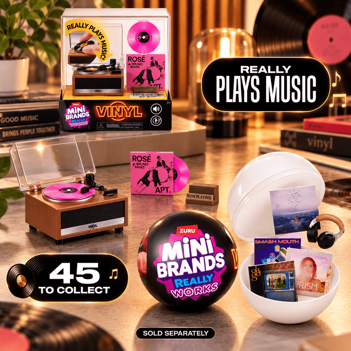 Mini Brands Really Works Vinyl Playset Series 1