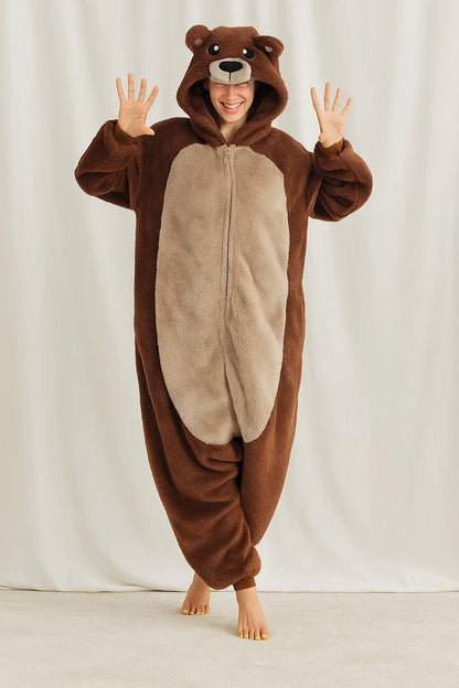 Beauty Shine Unisex Adult Onesie One Piece Pajamas Cosplay Cartoon Costume Halloween Christmas Sleepwear Jumpsuit Homewear Nirvana Guru
