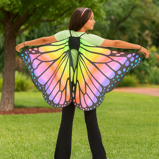 Kids' Blacklight Responsive Butterfly Wings Halloween Cape - Hyde and EEK! Boutique™ nirvanaguru