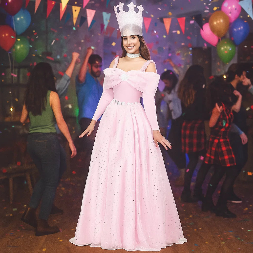 HalloweenCostumes.com Women's Deluxe Pink Witch Dress Costume Pink Witch Gown for Women nirvanaguru