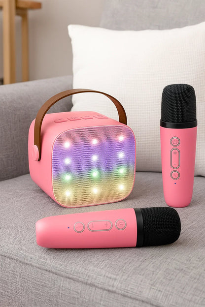 YLL Mini Karaoke Machine with 2 Wireless Microphones, TOP Kids Gifts for Girls Ages 3, 4, 5, 6, 7, 8, 9, 10, 11, 12 +Years Old, 4-12th Birthday Toy Gift for Girls Boys Party (Purple) nirvanaguru