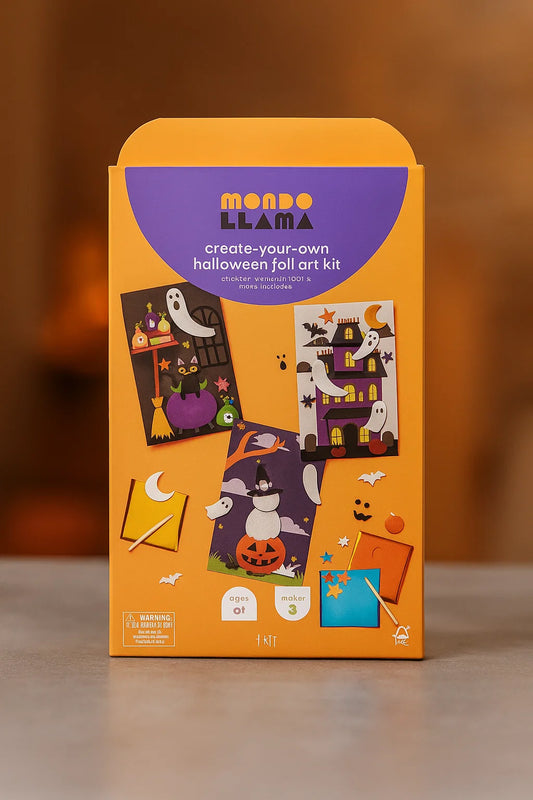 3ct Halloween Craft Foil Art Scenes Kit - Mondo Llama™ Nirvana Guru