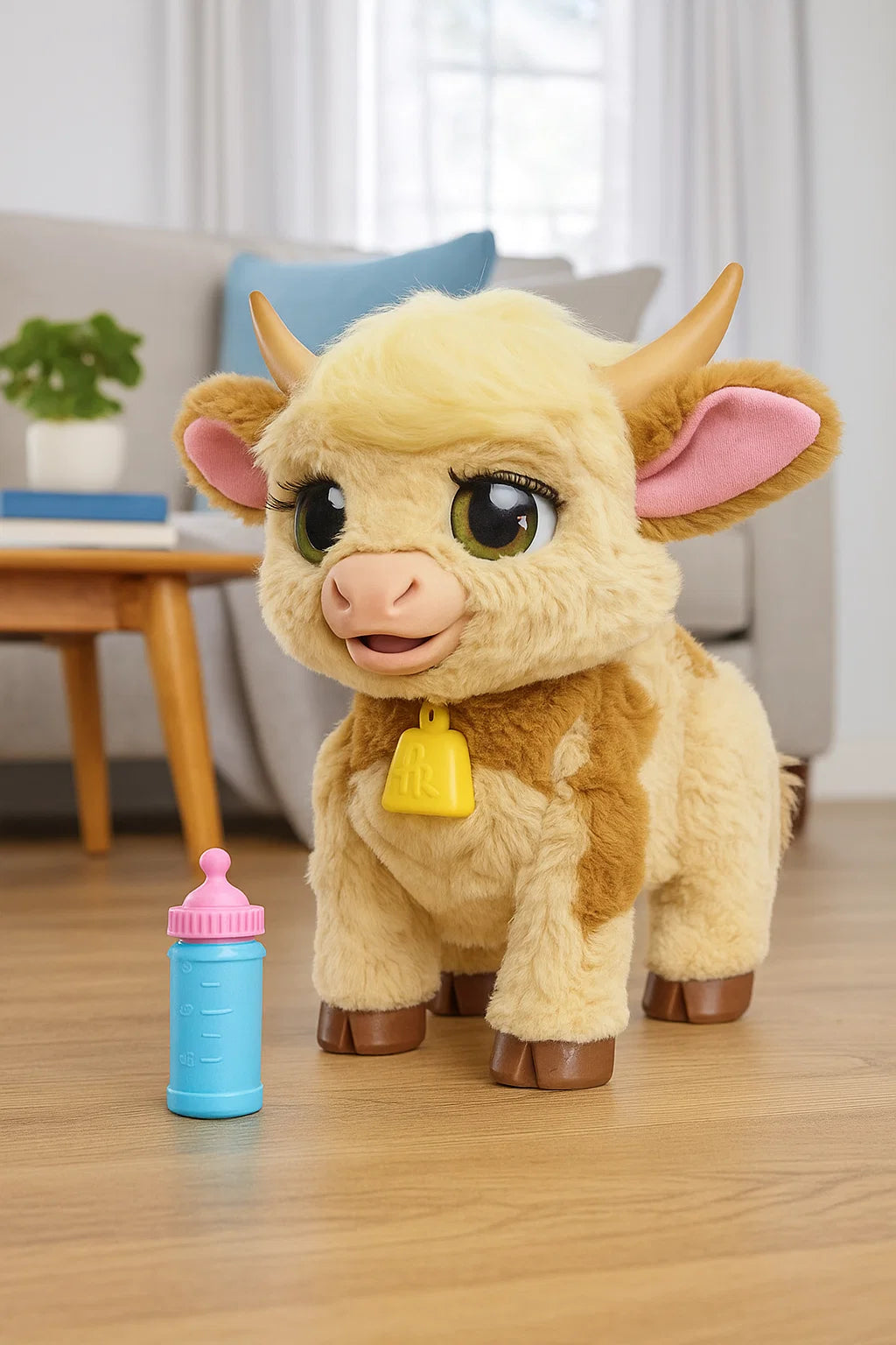 furReal Maggie the Feed & Follow Cow, 11 Inch Interactive Plush Cow, Boys and Girls Ages 4 Up nirvanaguru