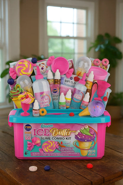 Gift Butter Slime Kit for Girls 10-12, FunKidz Ice Cream Soft Slime Making Kit Ages 8-12 Kids Slime Toys Ideal Birthday Party Present nirvanaguru
