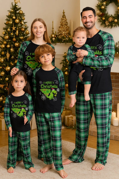 Matching Christmas Pajamas for Family Cute Printed Xmas Pajamas Set Holiday Family Sleepwear Sets for Womens Couples nirvanaguru