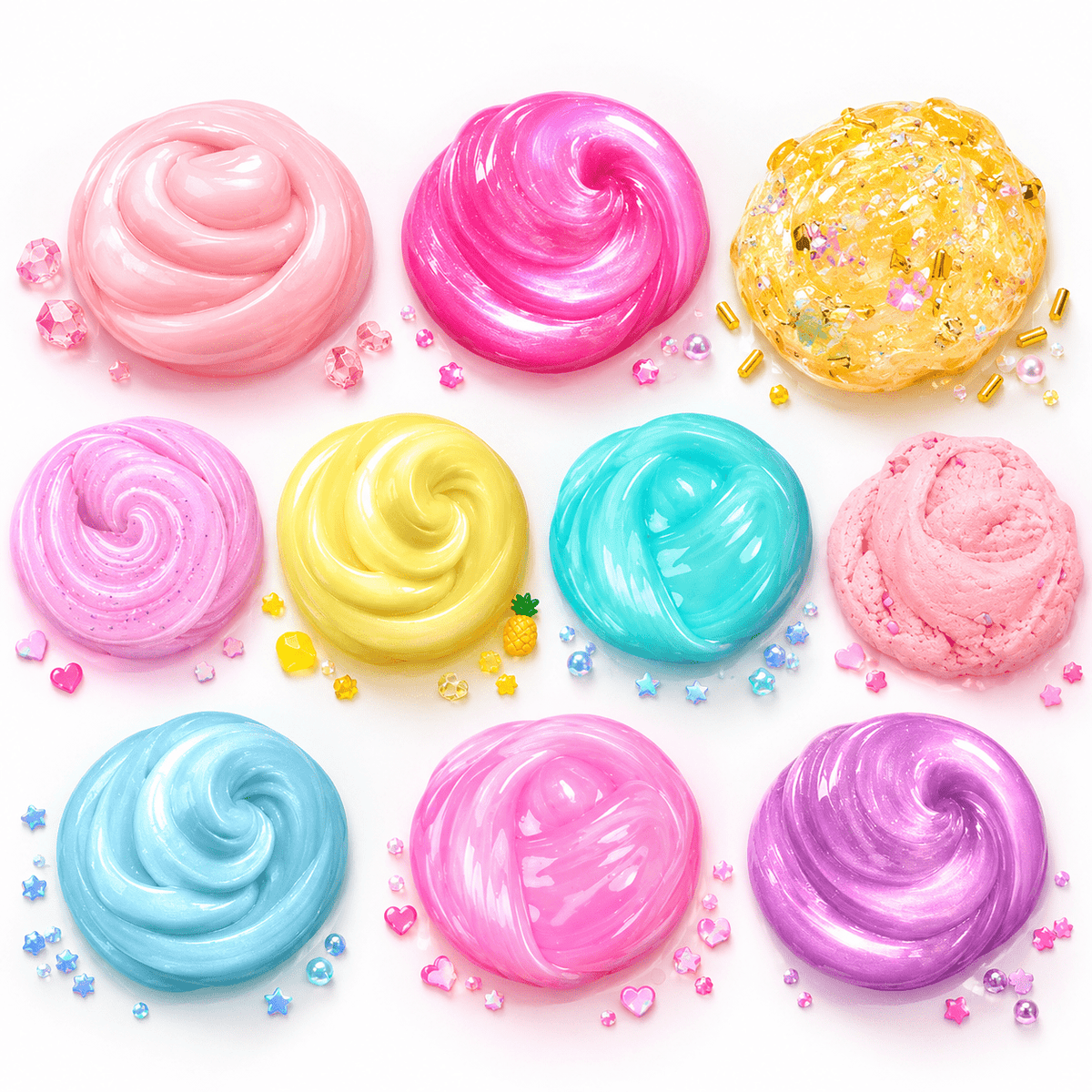 GUI GUI Tropical Deluxe Slime Gift Set, 42 Pieces