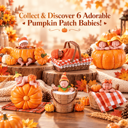 ZURU My Mini Baby Doll Toy – Pumpkin Patch — 4-Pack