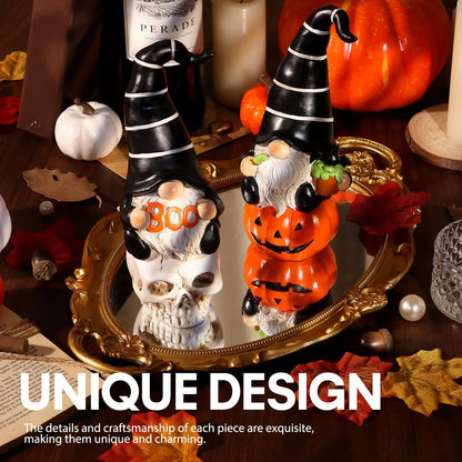 Ayieyill 2pcs Halloween Gnomes, Halloween Gifts, Halloween Decorations Indoor, Halloween Table Decor nirvanaguru