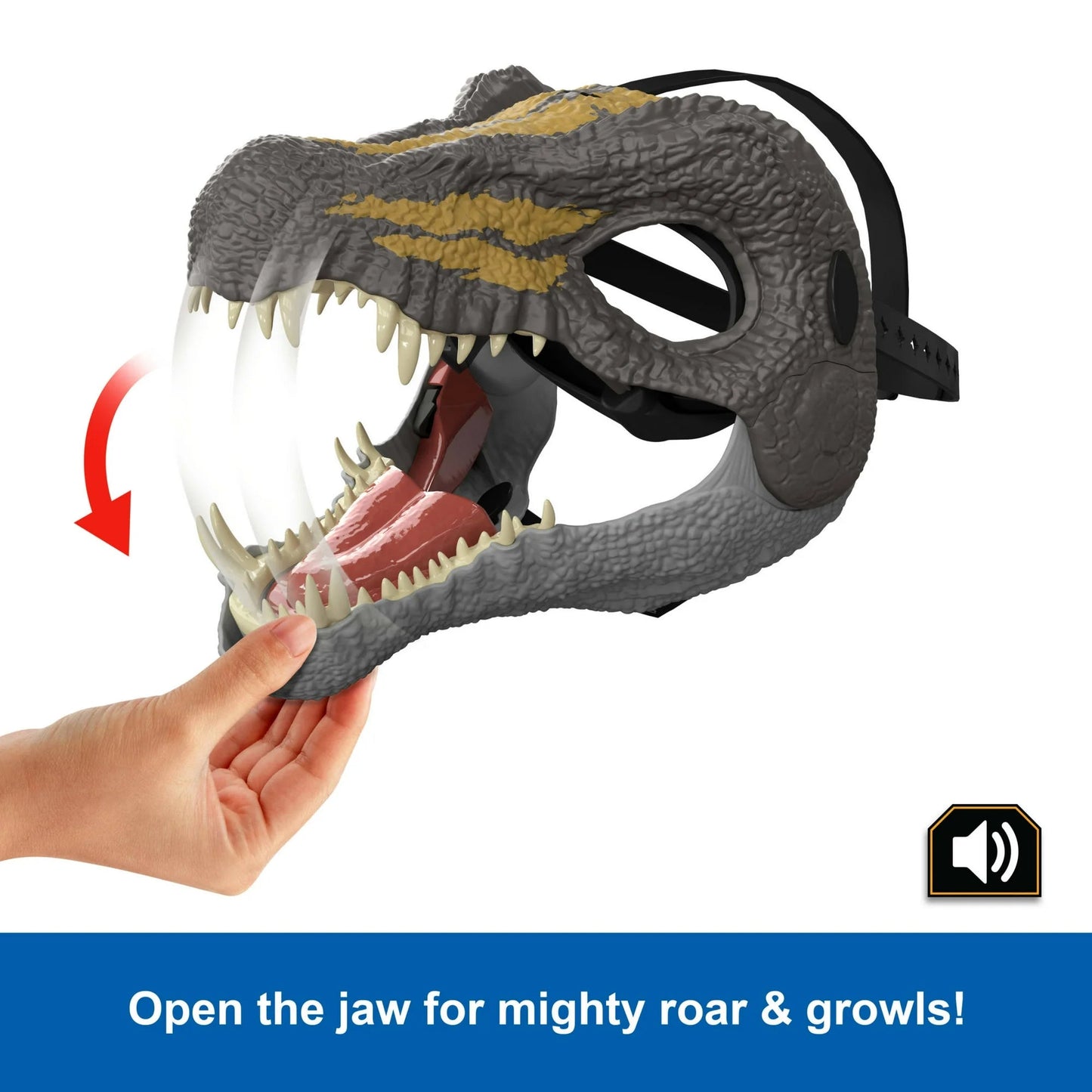 Jurassic World Rebirth Spinosaurus Dinosaur Mask, Role-Play Head Wear, Movie-Inspired Costume Gear nirvanaguru