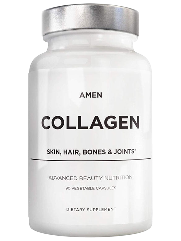 Amen Multi Collagen Peptides Capsules with Hyaluronic Acid and Vitamin C - Nirvana Guru