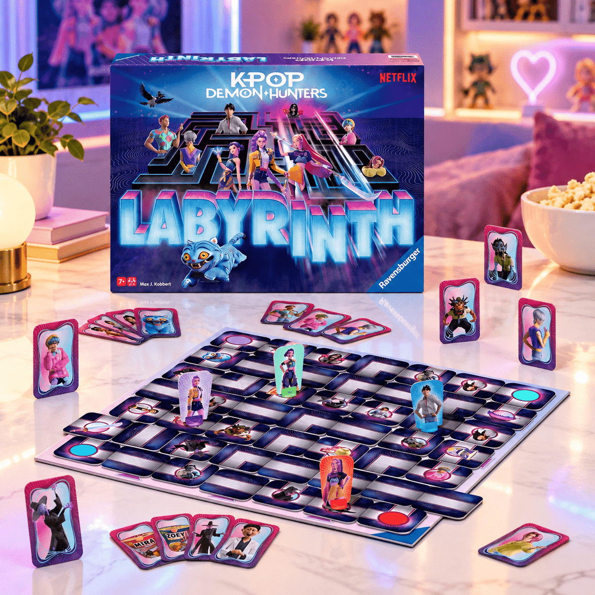 Ravensburger KPop Demon Hunters Labyrinth Board Game