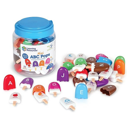 Learning Resources Mini ABC Pops – Alphabet Learning Toys, ABC Puzzle, Phonics Games for Toddlers, Fine Motor Toys, Play Food Set, Preschool Learning Activities, Sensory Bin Letters, Gifts for Kids nirvanaguru