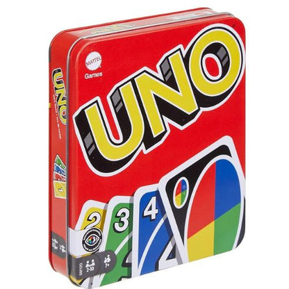 Mattel Games UNO Card Game in a Collectible Storage Tin for Kids, Adults, Families, Parties & Travel, 2 to 10 Players (Amazon Exclusive) (Amazon Exclusive) nirvanaguru