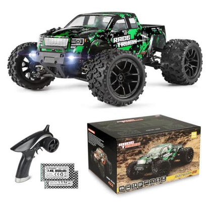 HAIBOXING 1:18 Scale All Terrain RC Car 18859, 36 KPH High Speed 4WD Electric Vehicle with 2.4 GHz Remote Control, 4X4 Waterproof Off-Road Truck with Two Rechargeable Batteries Nirvana Guru