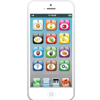 Toy Learning Play Cell Phone with 8 Functions and Dazzling Lights Interactive Toy for Toddler Baby Kids Boys Girls nirvanaguru