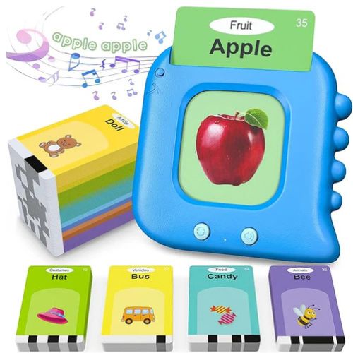 Talking Flash Cards,Kids Toddler Flash Cards with 240 Sight Words,Montessori Toys,Autism Sensory Toys,Speech Therapy,Learning Educational Gifts for Age 1 2 3 4 5 Years Old Boys and Girls