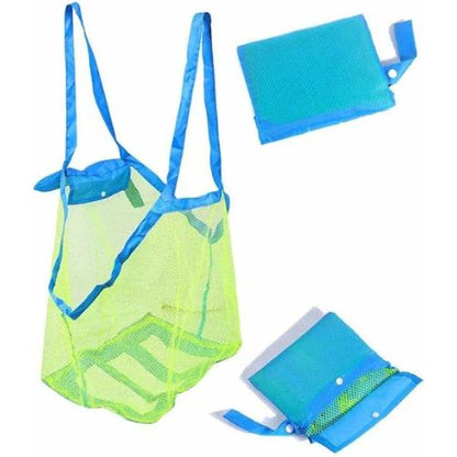 SupMLC Mesh Extra Large Beach Bags and Totes - Holds Toys, Towels, Sand Away - For Children's Toys, Market, Grocery, Picnic nirvanaguru