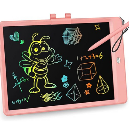 KOKODI LCD Writing Tablet, Valentines Day Gifts for Kids,10 Inch Colorful Toddler Doodle Board Drawing Tablet, Erasable Reusable Electronic Drawing Pads, Educational and Learning Toy for Kids