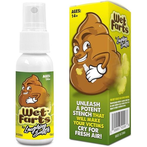 Laughing Smith - Wet Farts - Potent Stink Spray - Extra Strong Stink - Hilarious Gag Gifts & Pranks for Adults or Kids - Prank Stink Stuff - Non Toxic - Smells Like Really 'Bad' Gas nirvanaguru