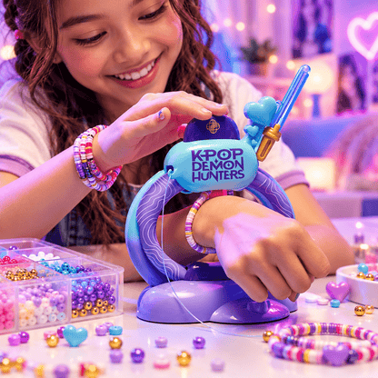 Cool Maker KPop Demon Hunters Bracelet Maker Set with 1200 Beads – 2-Pack Combo, Ages 7+