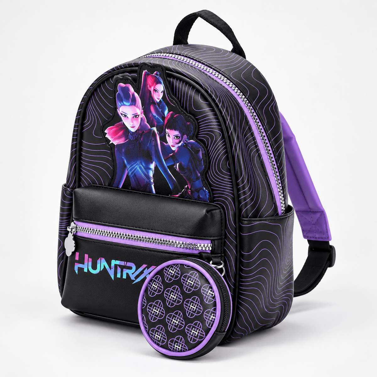 KPop Demon Hunters Mini Backpack with Matching Coin Pouch Charm