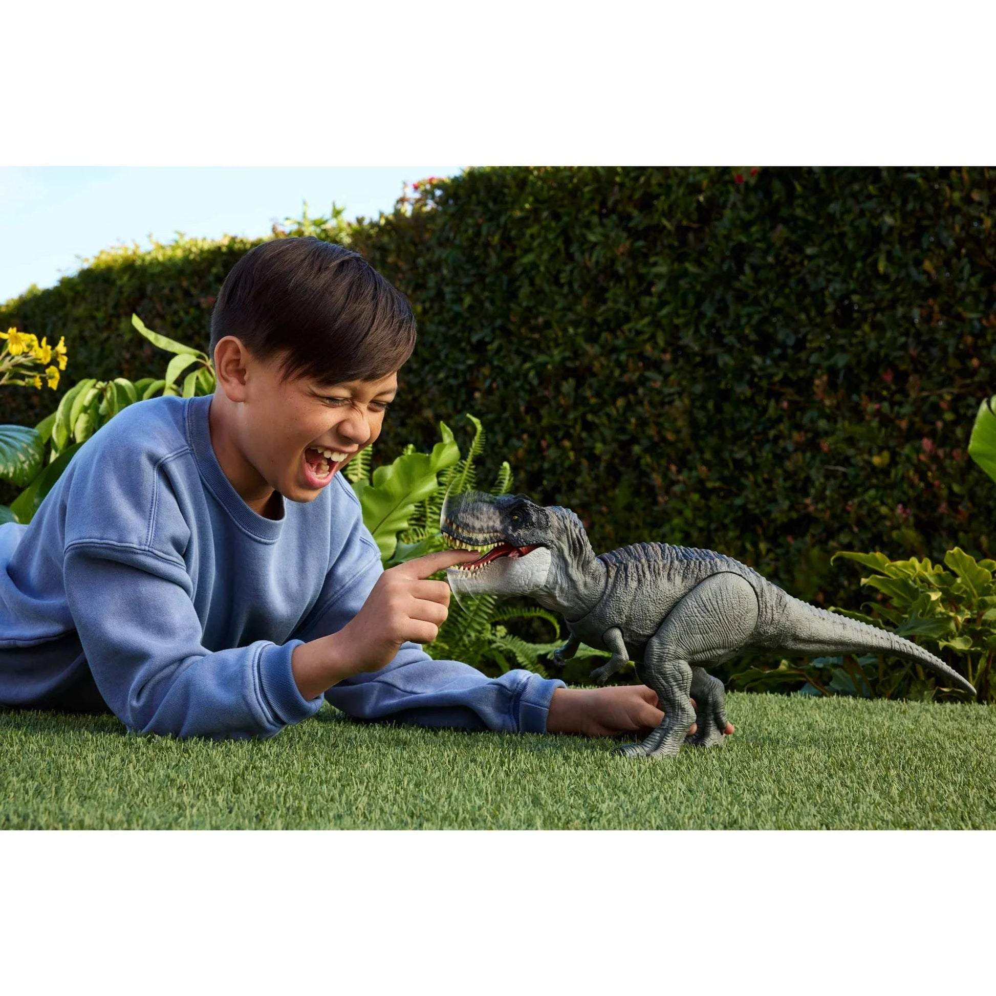 Jurassic World Rebirth Power Devour Tyrannosaurus Rex Dinosaur Figure, Constant Chomp Lights & Sound nirvanaguru