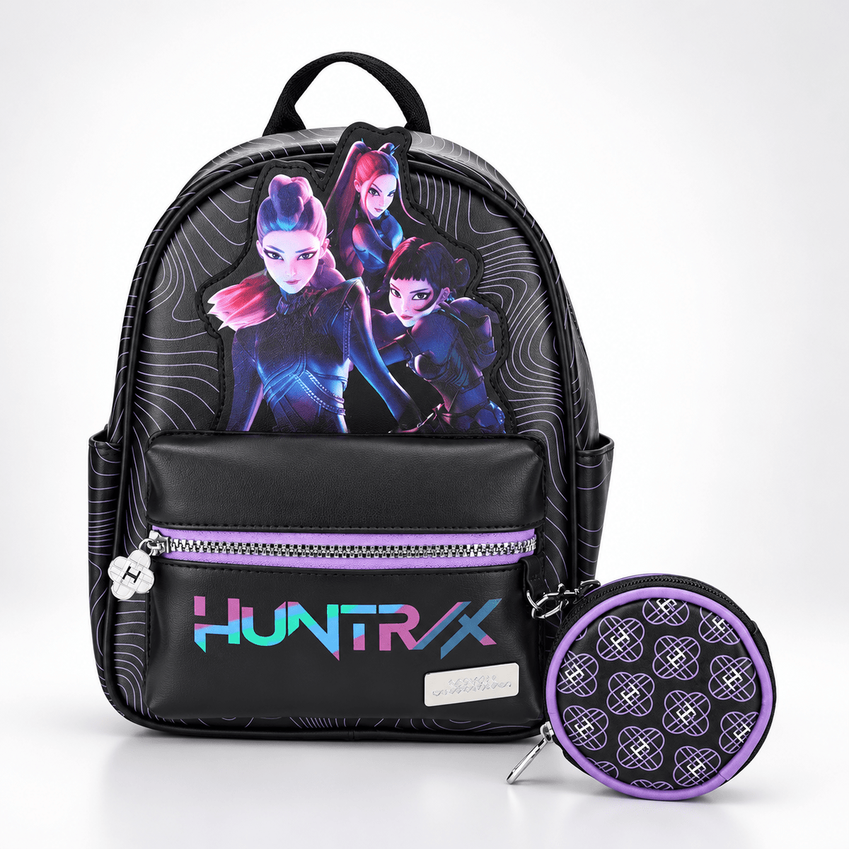 KPop Demon Hunters Mini Backpack with Matching Coin Pouch Charm