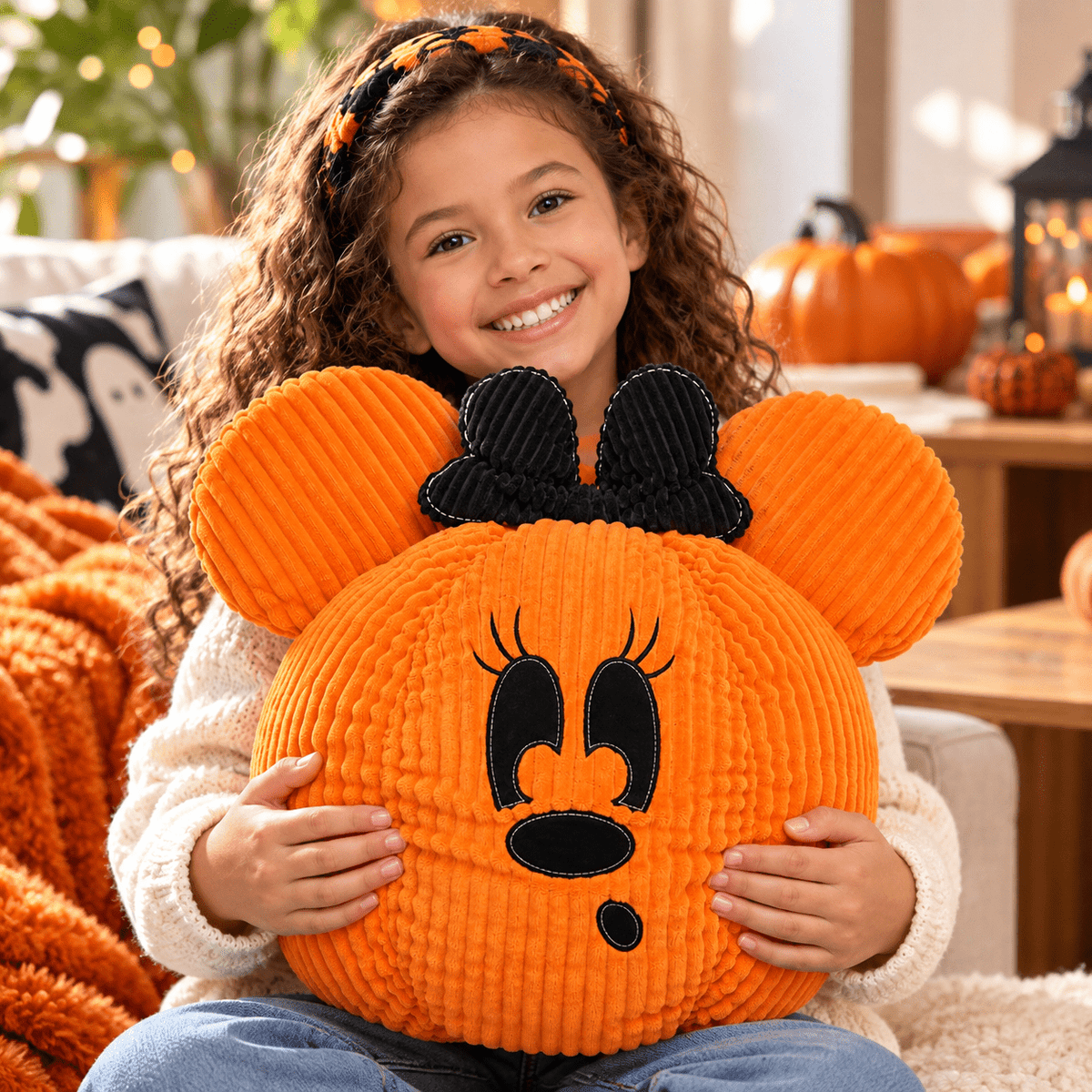 Just Play Disney Halloween Large Mickey or Minnie Plush