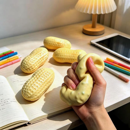 Crunchy Peanut Squishy Toys - Squeeze Fidget Toys for Stress Anxiety Relief Nirvana Guru