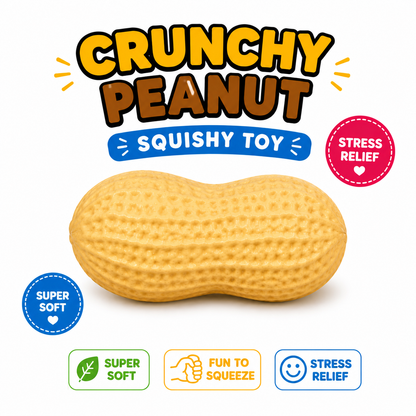 Squishy Toy Set - 4 Set Pack - Butter - Peanut & Cheese Block Soft Sensory Squeeze Toys for Kids and Adults Nirvana Guru