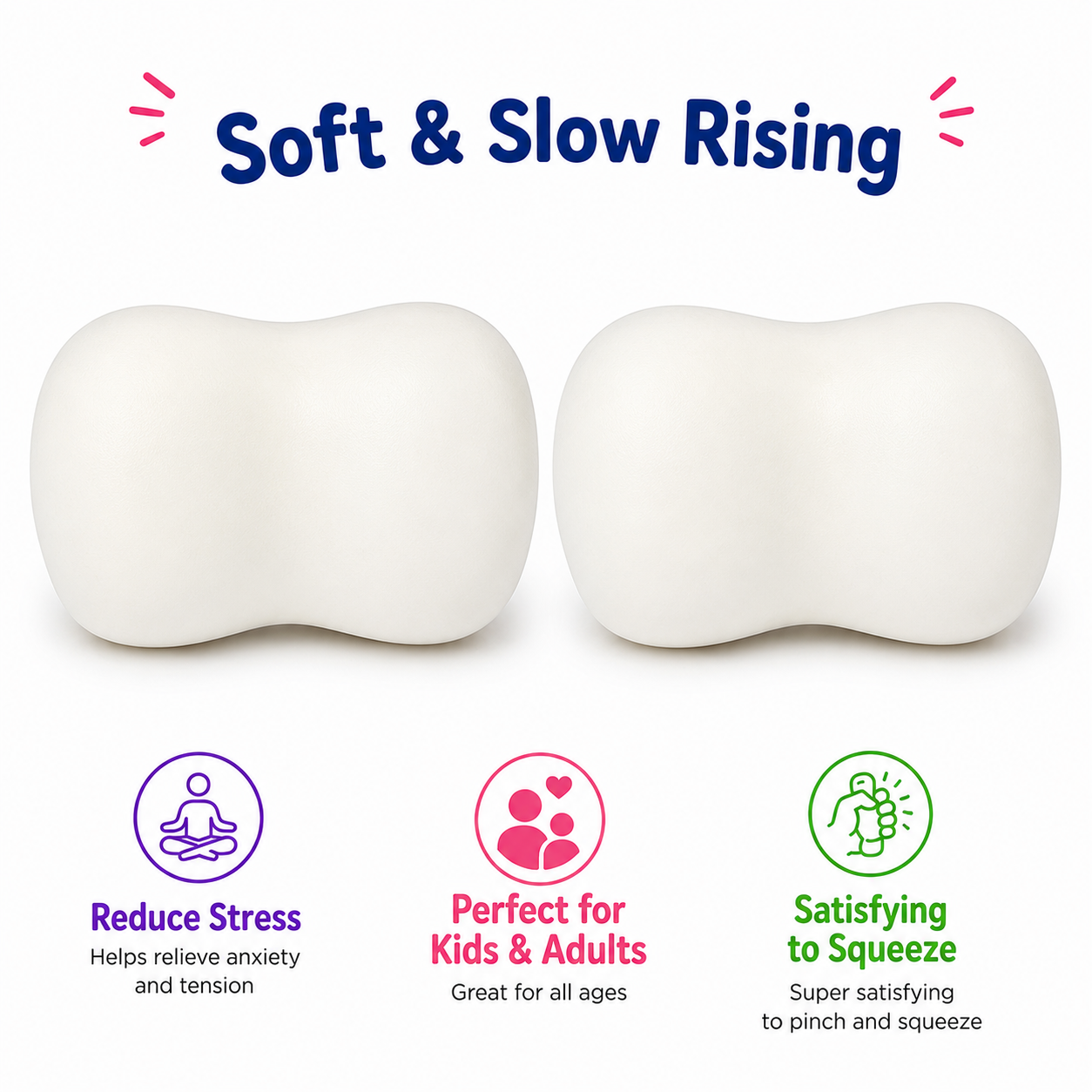 Soap Squishy Slow Rising Stress Reduce Fidget Toy for Adults - Sensory Squeeze Toy - Realistic Soap Design - Stocking Stuffer - Office Use Nirvana Guru